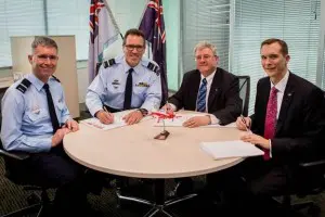 sign the pilot training system contract