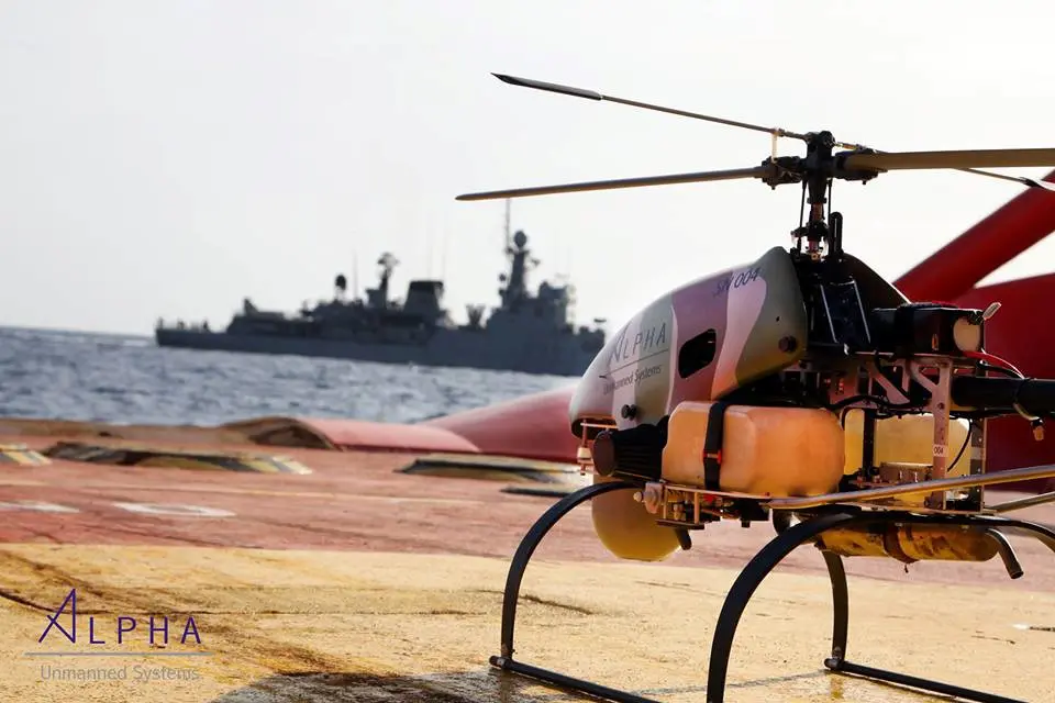 Alpha Unmanned Systems maritime rescue operation in Guard Coast vessel