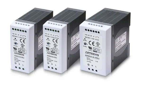 Artesyn Announces New Cost-Effective, Long Life DIN Rail Power Supplies for Industrial Applications