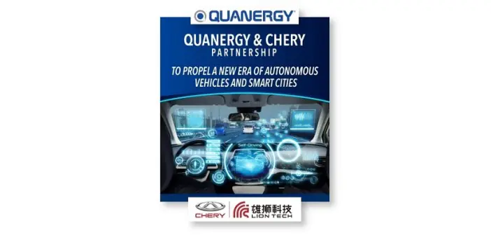 Quanergy and Chery Established Partnership to Propel a New Era of Autonomous Vehicles and Smart Cities