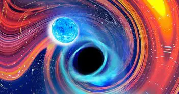 Black holes swallow neutron stars like “Pac-Man”