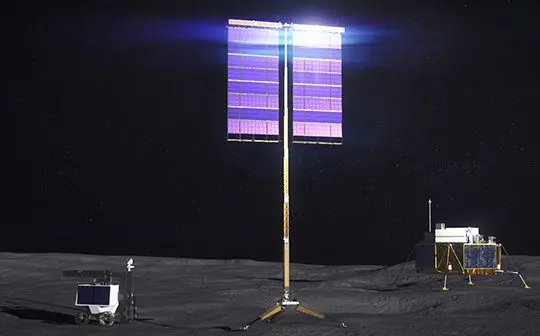 NASA to Advance Solar Array Technology for Moon