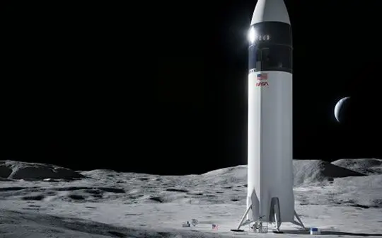 NASA Awards SpaceX Second Contract Option for Artemis Moon Landing