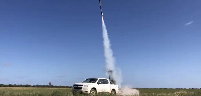 Vehicle mounted missile tested in Australia