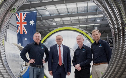 Prime Minister Launches Rocket at Gilmour Space