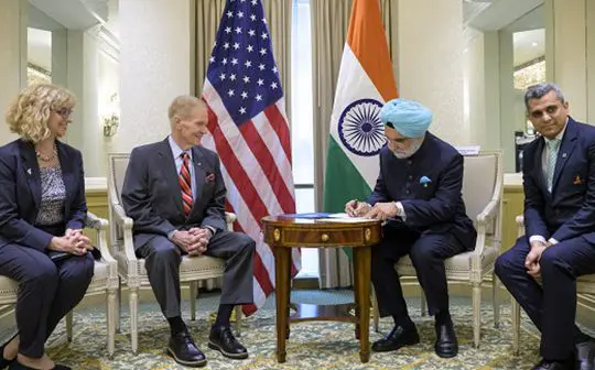 NASA Welcomes India as 27th Signatory