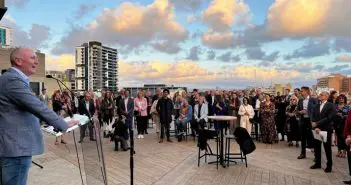 Indo-Pacific Space and Earth Conference 2023: NASA, JAXA & ASA Welcomed in Perth Hon. Stephen Dawson MLC, Minister for Science outdoor press conference.