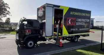 Automated Cone Truck Impacts North East Link Trial
