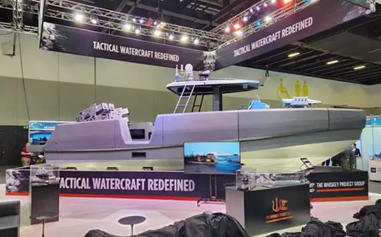 Whiskey Bravo in the Drink at Indo Pacific 2023