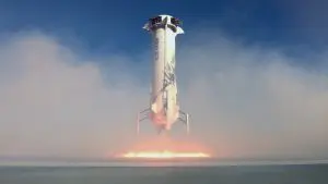 Blue Origin New Shepherd Booster Landing