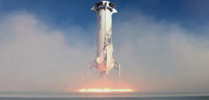 Blue Origin New Shepherd Booster Landing