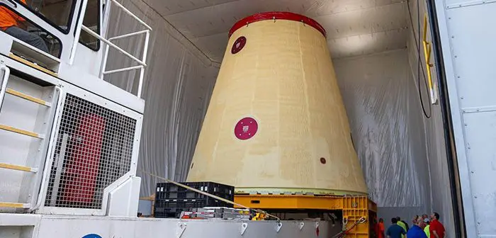 Artemis II Stage Adaptor Ready to Leave Manufacturing Facility