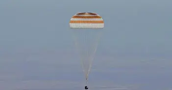 Astronauts Return From ISS, Parachute Into Kazakhstan