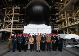 Australian Deputy PM Visits HII Shipyard as AUKUS Submarine Cooperation Deepens