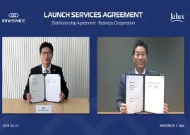 INNOSPACE and JALUX sign launch service agreement for 2028 HANBIT mission