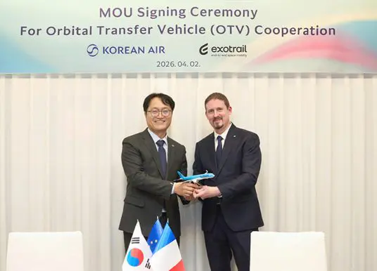 Korean Air and Exotrail sign MOU on orbital transfer vehicle services