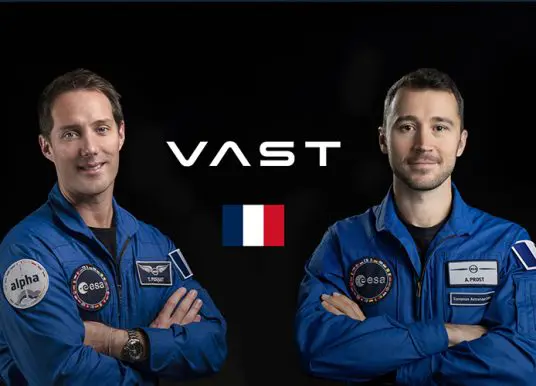 ESA signs agreement with Vast for Czech astronaut mission to ISS
