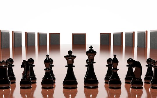 Boardroom Chess Pieces for AROSE article