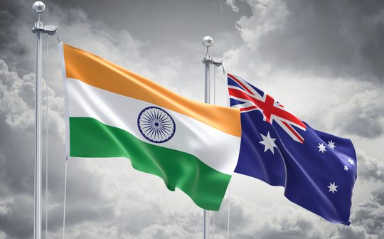 australia india space flags