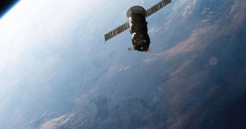 Roscosmos cargo spacecraft in orbit