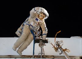 NASA Cosmonauts Gear Up For Seven Hour Spacewalk