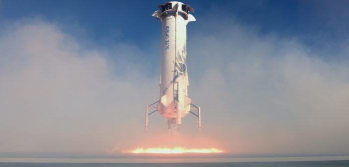 Blue Origin New Shepherd Booster Landing