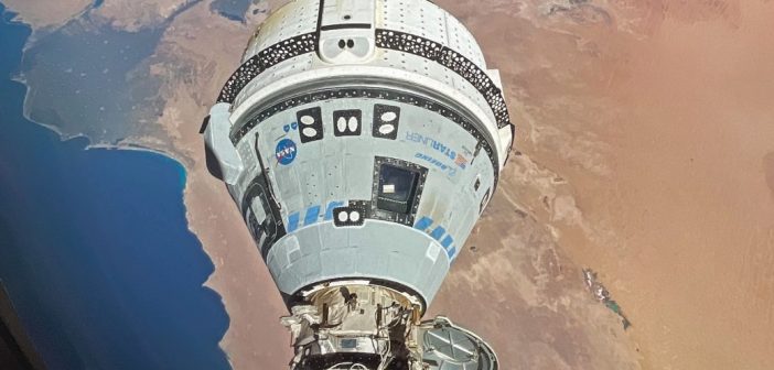 NASA Starliner at ISS