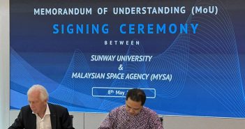 Malaysian Space Agency Inks Space MOU With Sunway University